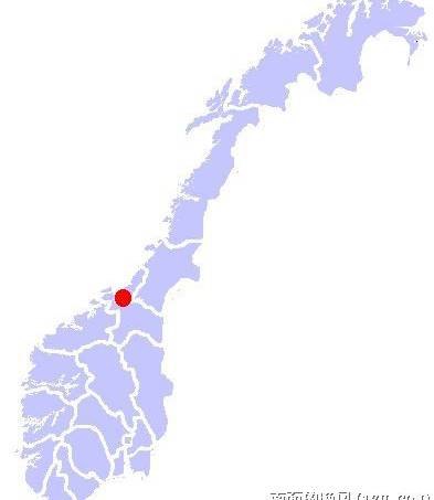 特隆赫姆在挪威的位置,挪威地图高清中文版