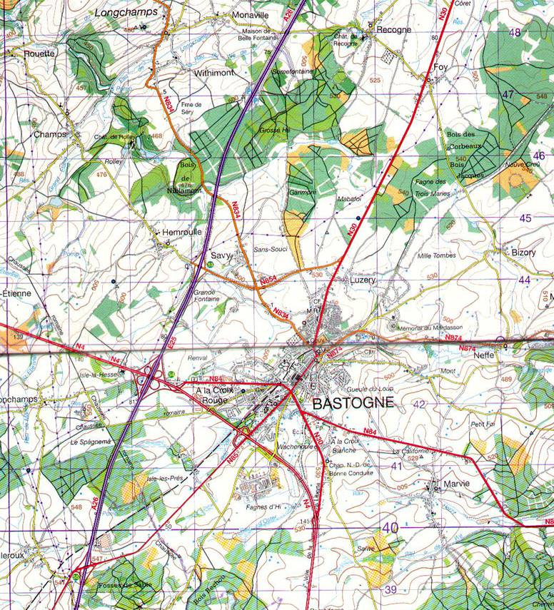 比利时巴斯通地图,比利时地图高清中文版