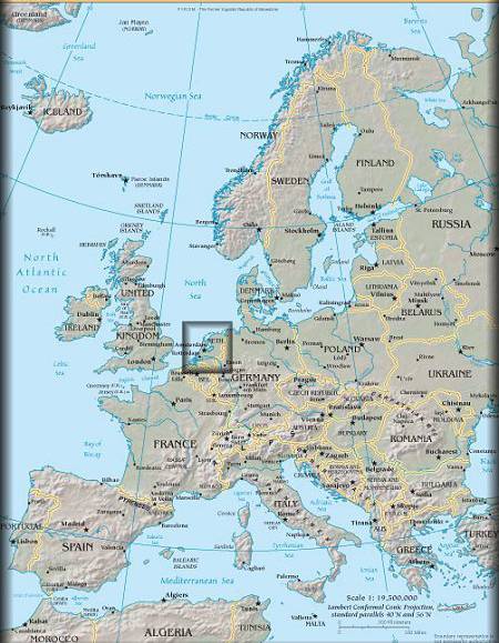荷兰地图,荷兰地图高清中文版