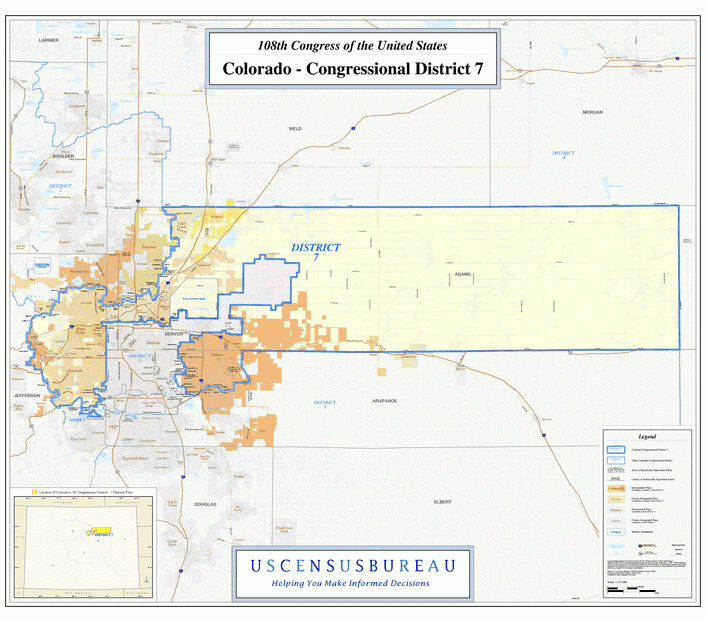 科罗拉多州行政区划图,美国地图高清中文版