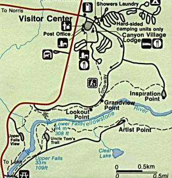 爱达荷州地图(Idaho)-Yellowstone National Park,美国地图高清中文版