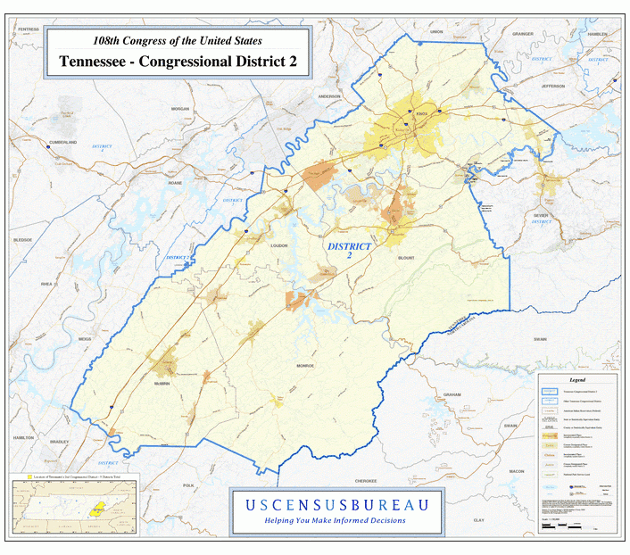 田纳西州(Tennessee)行政区划图,美国地图高清中文版
