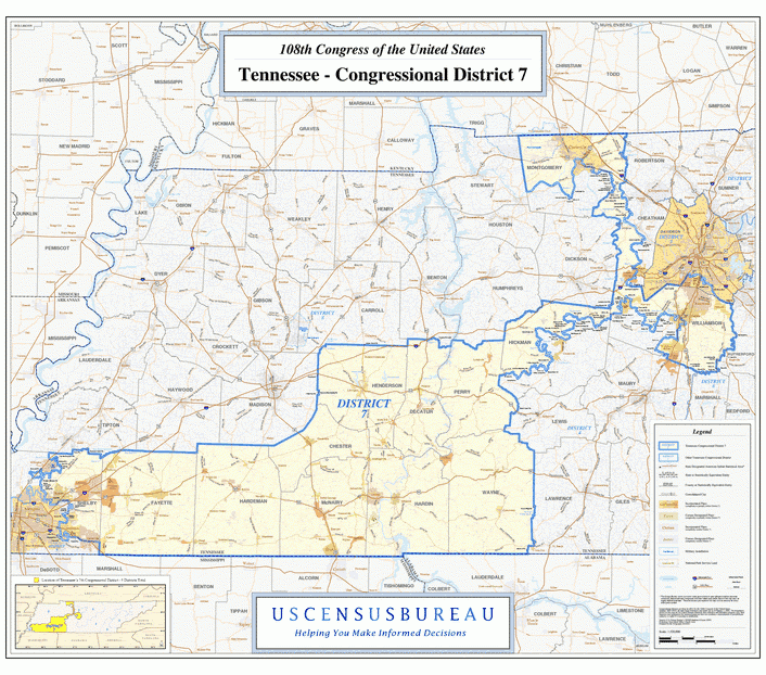 田纳西州(Tennessee)行政区划图,美国地图高清中文版