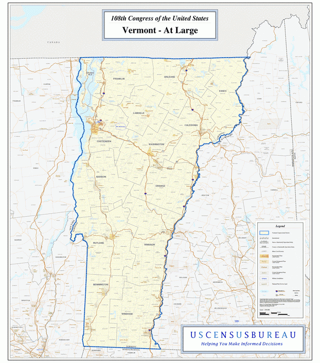 佛蒙特州地图(Vermont),美国地图高清中文版