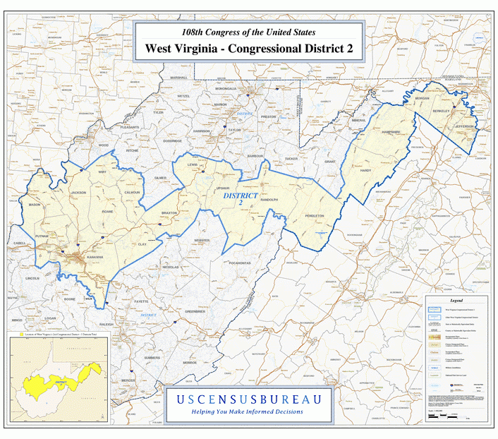 西弗吉尼亚地图 (West Virginia),美国地图高清中文版