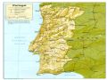 葡萄牙地形及交通图