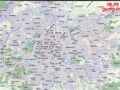 法国巴黎交通地图