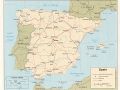 西班牙地形图