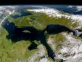 波罗的海地形地图