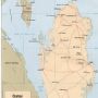 卡塔尔地形图