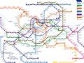 韩国首尔地铁线路示意图