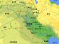 伊拉克地形图